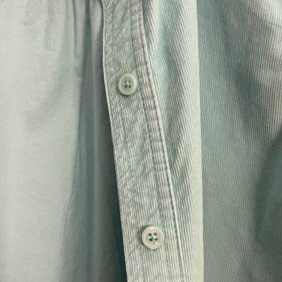 Chico’s Baby Cord Button-Front Shirt, Aqua Reef Size 1 Med 🌊 For a good cause! - Picture 7 of 8